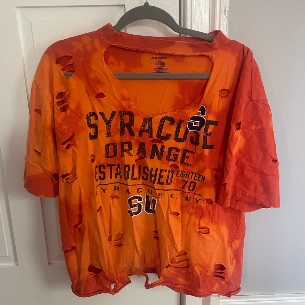 Syracuse cut out t shirt
